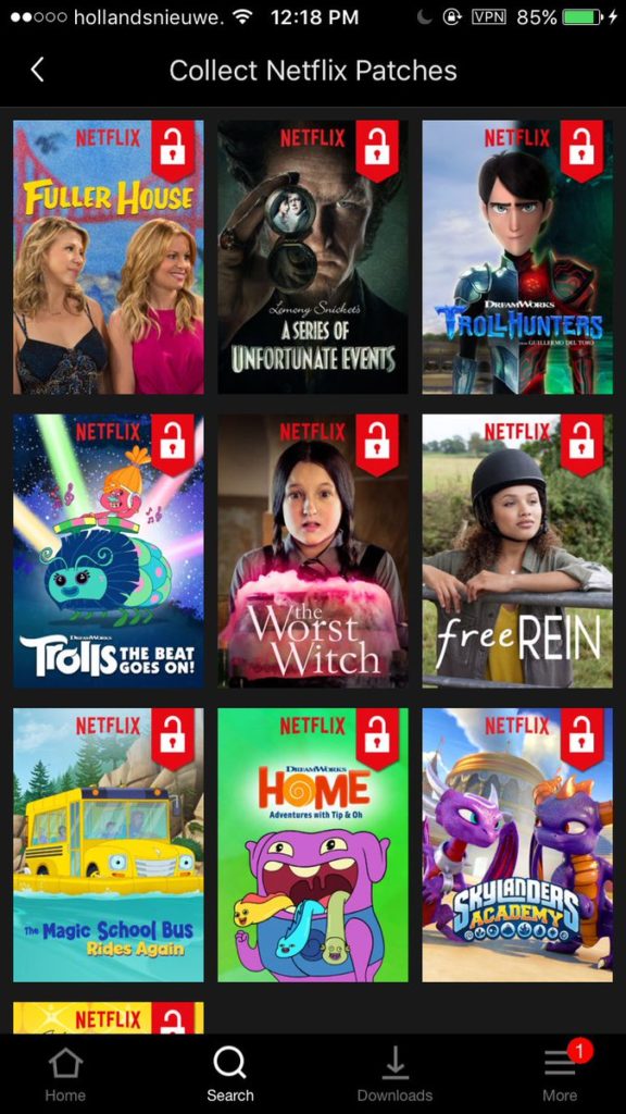 Netflix gamification bambini