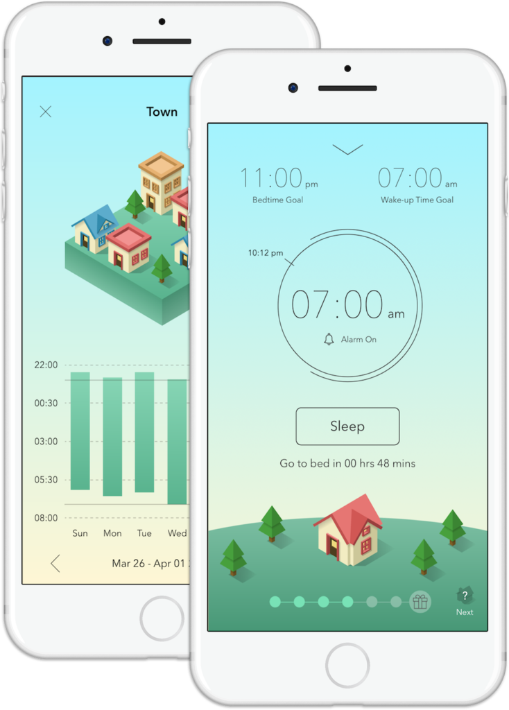 SleepTown app gamification